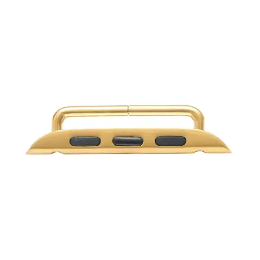 Conector pulso acero iwatch S8 dorado 35mm-26mm x 2 unds