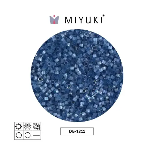 [10479] Miyuki delica 11/0 DB1811 dusk azul satinado x 50g