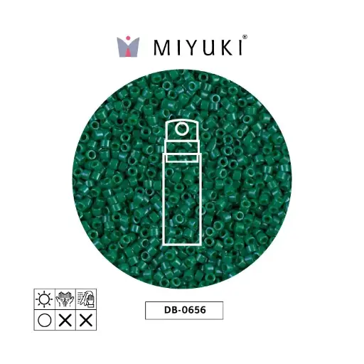 [01446] Miyuki delica 11/0 DB0656 opaco jade verde x 10g
