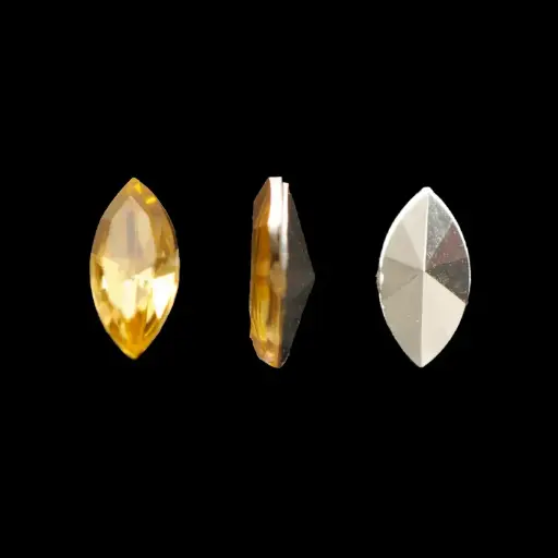 [22954] Acrilico K1015 marquesa con cono 4x8mm ligth colorado topaz 30 x 14 und