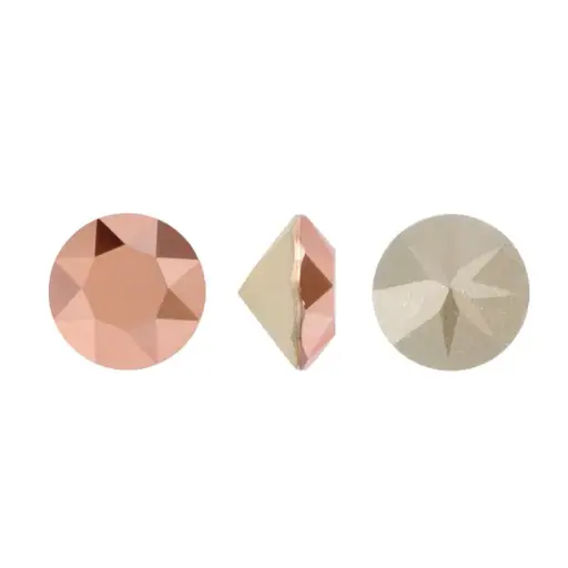 [08983] 1088 swarovski chaton crystal rose gold F SS39 x und