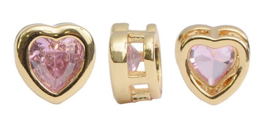 [03601] Separador golfi corazn 45mm rosado x und