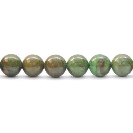 [03433] Sarta redonda 8mm green wood x 47unds