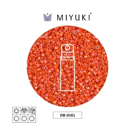 [27388] Miyuki delica 11/0 DB0161 opaco naranja AB x 10g