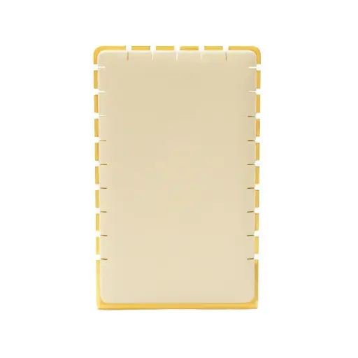[12610] Exhibidor rectangular para cadenas beige 14x9cm x und