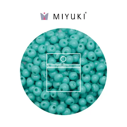 Miyuki drop beads 2.8mm DP0012l opaco caribe azul verdoso x 25g