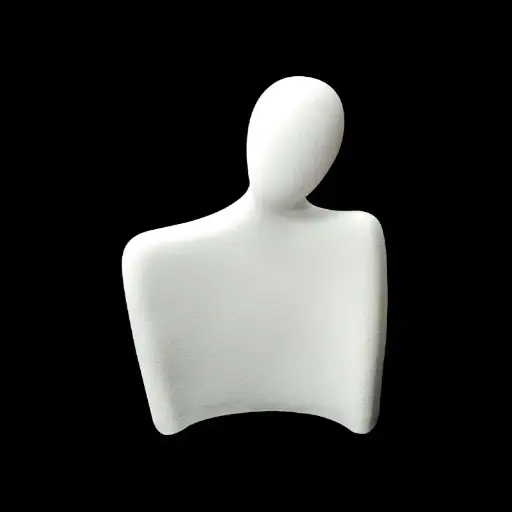 [15227] Busto exhibidor collar M 19x24cm x und