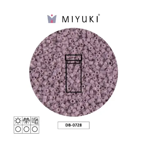 [17335] Miyuki delica 11/0 DB0728 opaco lila x 3g