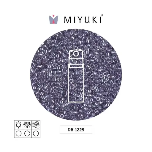 [29894] Miyuki delica 11/0 DB1225 transparente claro amethyst lusterr x 10g
