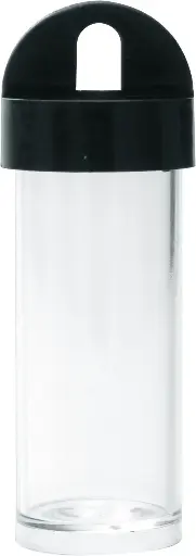 [10025] Envase tubo acrilico 5.5x2cm x 10unds