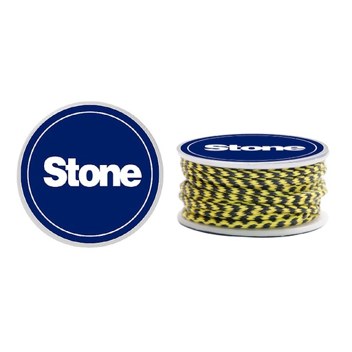 [21196] Cordon vibora 1.5mm amarillo-negro x 3m