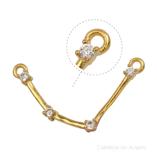 [28027] Dije micropave zodiaco acuario/Golfi x und