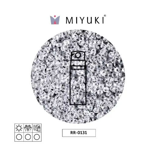 Mostacilla Miyuki rocalla 11/0 RR0131 cristal x 10g