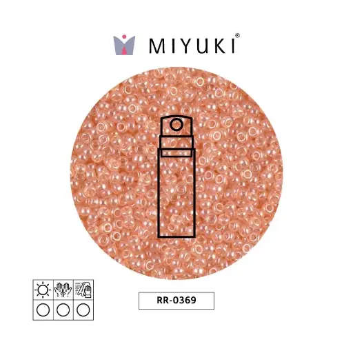 [24139] Mostacilla Miyuki rocalla 11/0 RR0369 durazno brillo x 10g