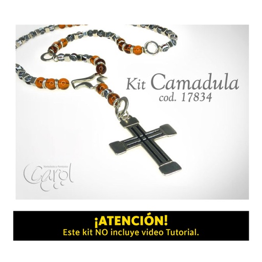 [17834] Kit collar hombre murano topaz