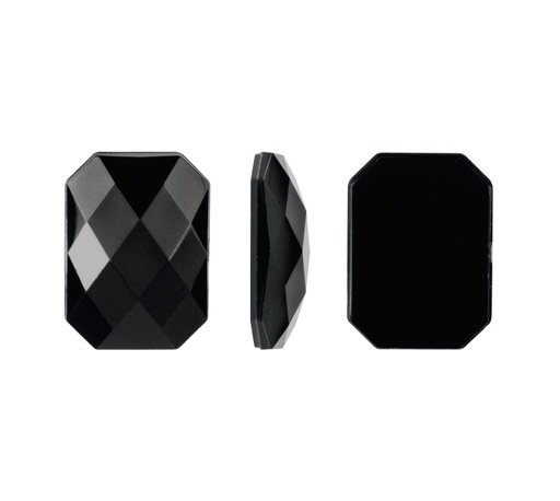 [28622] Acrilico K1037 octagon plano 10x12mm jet 1 x und