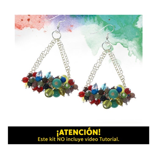 [10760] Kit aretes multicolor x und