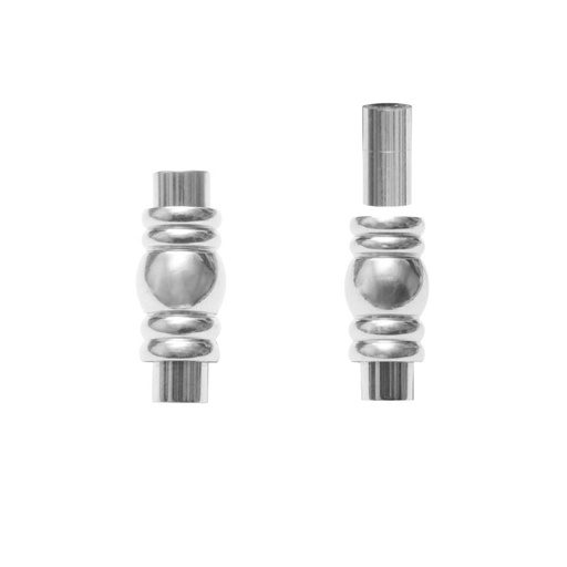 Broche magnetico 20x3.93mm acero plateado x und