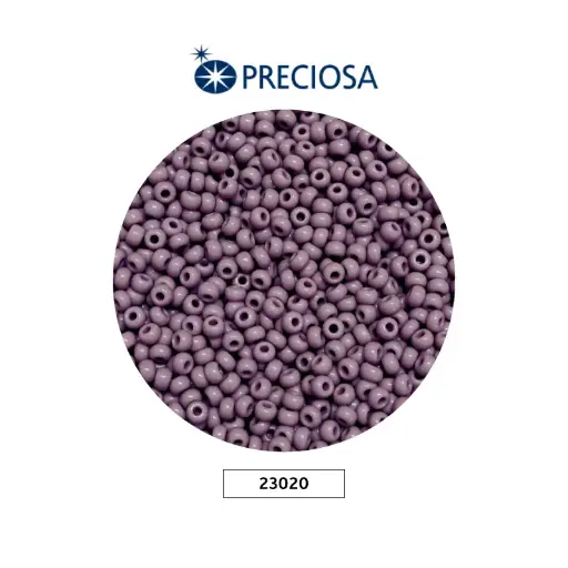 [25760] Mostacilla checa preciosa 8/0 3mm 23020 morado claro x 500g