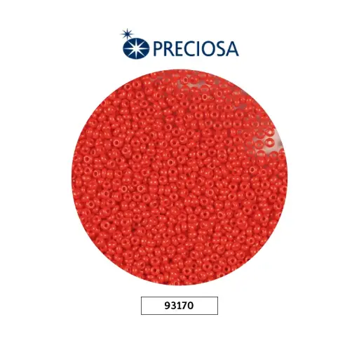 [24517] Mostacilla checa preciosa 8/0 3mm 93170 rojo x 500g