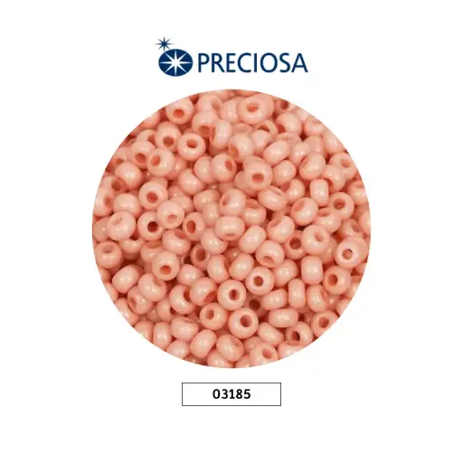 [29434] Mostacilla checa preciosa 2mm 03185 Palo de Rosa  x 500g