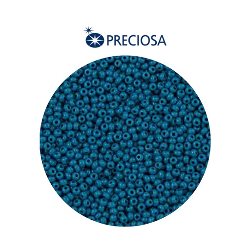 [28575] Mostacilla checa preciosa 10/0 2mm 33220 azul petroleo x 500g