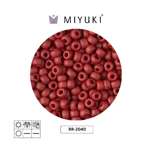 [16464] Mostacilla Miyuki rocalla 6/0 RR2040 opaco sultana mate x 50g