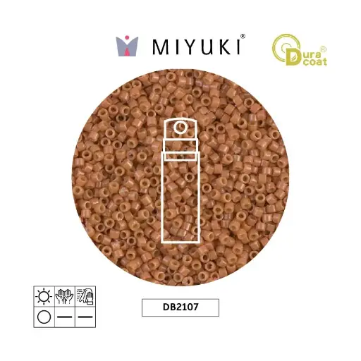 [21025] Miyuki delica 11/0 DB2107 Duracoat opaco cedar x 10g