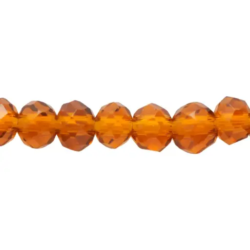 [15838] Murano rondela facetada 2mm café 19 x 140unds