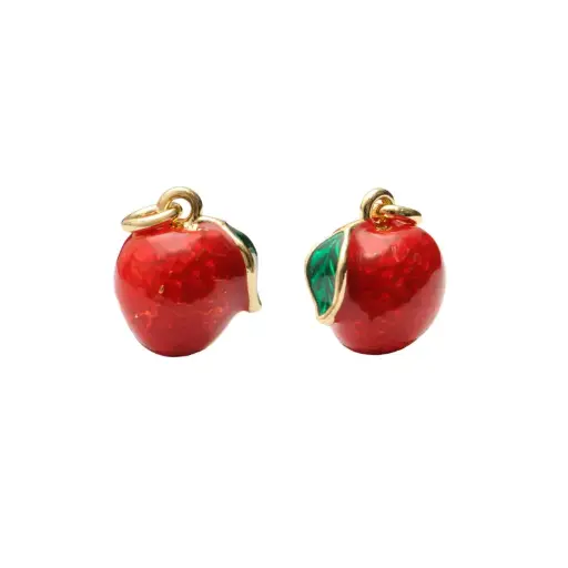 [11804] Dije esmaltado manzana 8x11mm/Golfi x und