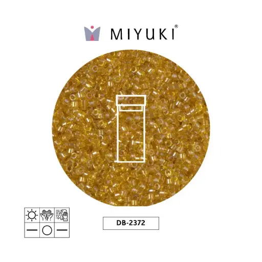 [01278] Miyuki delica 11/0 DB2372 color forrado marigold x 3g