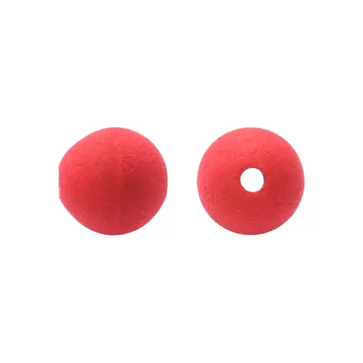 [21299] Bola neopreno lisa 8mm rojo x 12 unds