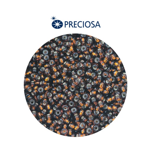 [11984] Mostacilla checa preciosa 10/0 2mm 17140 LP cafe x 500g