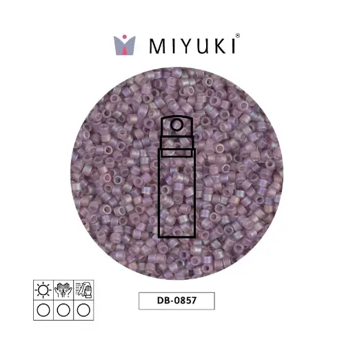 [01525] Miyuki delica 11/0 DB0857 matt claro amethys AB x 10g
