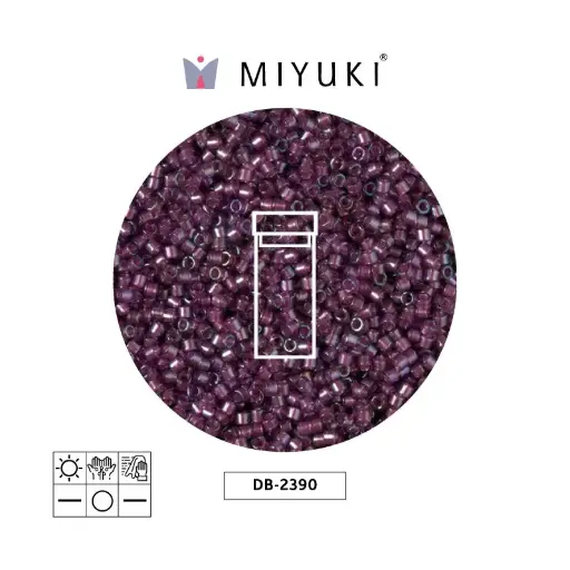 [08119] Miyuki delica 11/0 DB2390 color forrado brandy x 3g