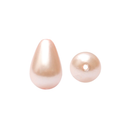Perla sintetica gota 6x9mm rose A-05 x 12unds