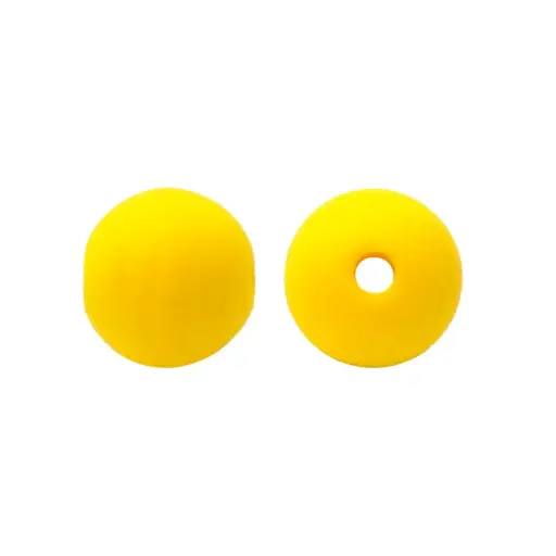[20162] Bola neopreno lisa 8mm amarillo x 12 unds