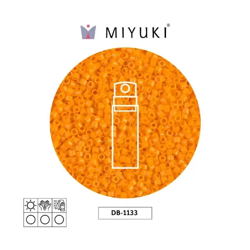 Miyuki delica 11/0 DB1133 opaco mandarin x 10gr