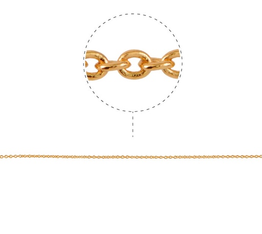 [19237] Cadena golfi 22SB4SD 1.5x0.86mm x m
