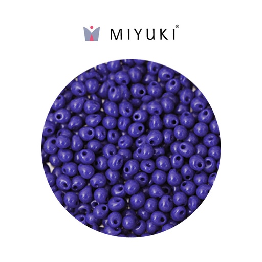 [16168] Miyuki drop beads 2.8mm DP0414 opaco azul x 500g