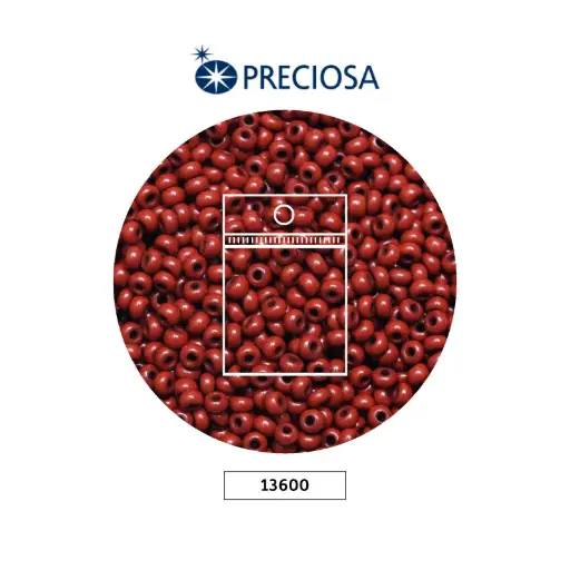 [28544] Mostacilla checa preciosa 10/0 13600 OP cafe claro x 50g