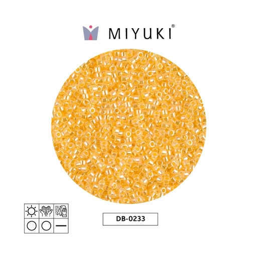 [26997] Miyuki delica 11/0 DB0233 claro amarillo ceylon perlado x 50g