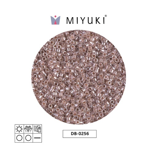 [24465] Miyuki delica 11/0 DB0256 forrado taupe x 50g