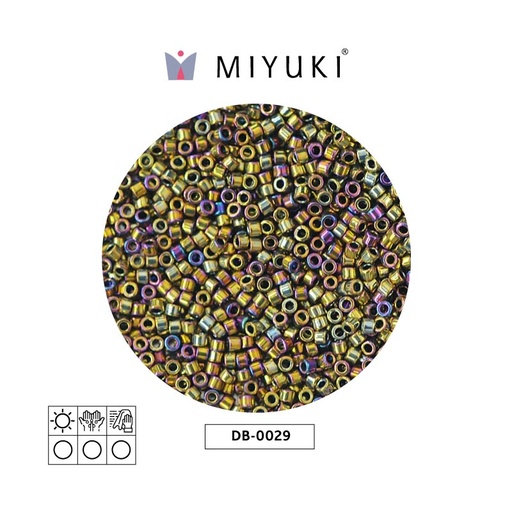 [24036] Miyuki delica 11/0 DB0029 metalizado med bronce AB x 50g