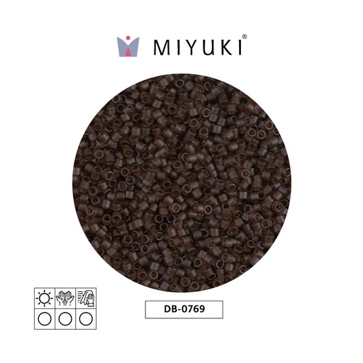 [23941] Miyuki delica 11/0 DB0769 matte trans taupe x 50g
