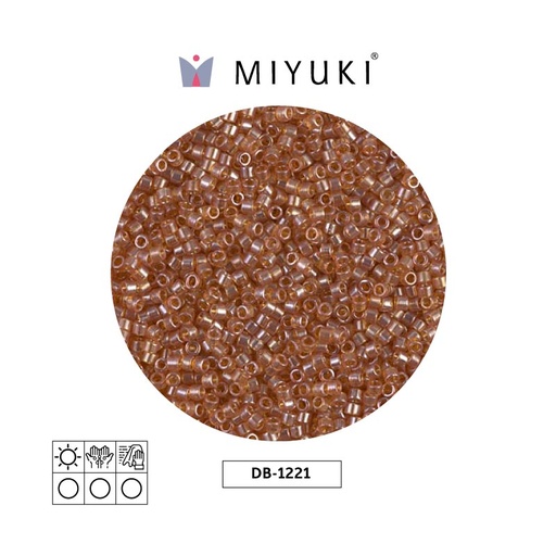 [23159] Miyuki delica 11/0 DB1221 transparente marigold lusterr x 50g