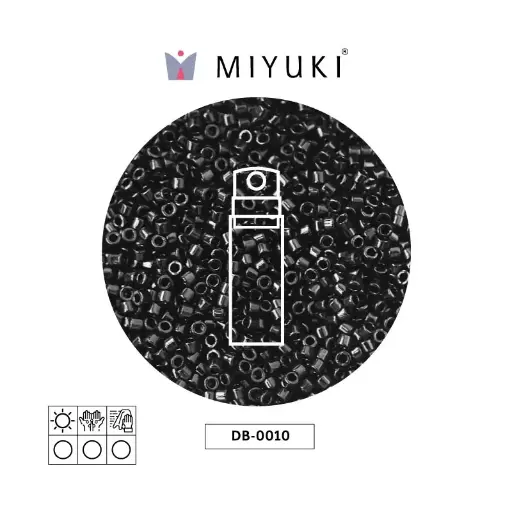[30573] Miyuki delica 11/0 DB0010 negro x 10g