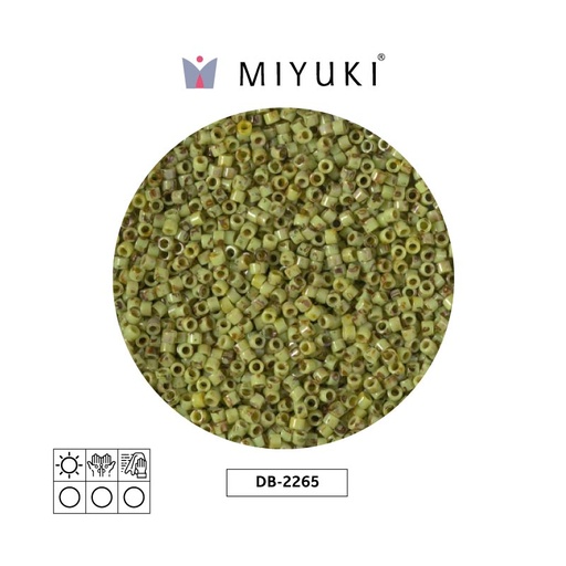 [24586] Miyuki delica 11/0 DB2265 opaco chartre picasso x 50gr