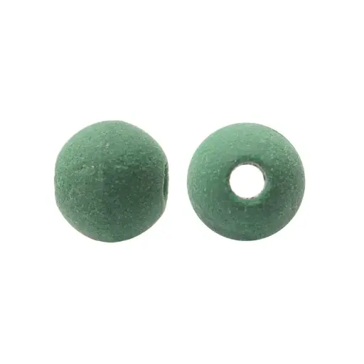 [12264] Bola neopreno lisa 6mm verde x 12 unds