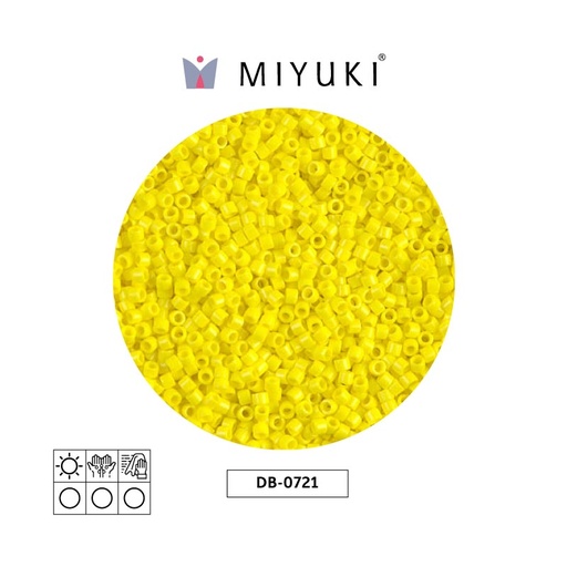 [20018] Miyuki delica 11/0 DB0721 opaco amarillo x 50g